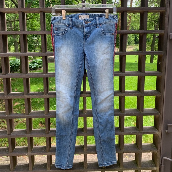 Free People Embroidered Side Jeans - Picture 4 of 6